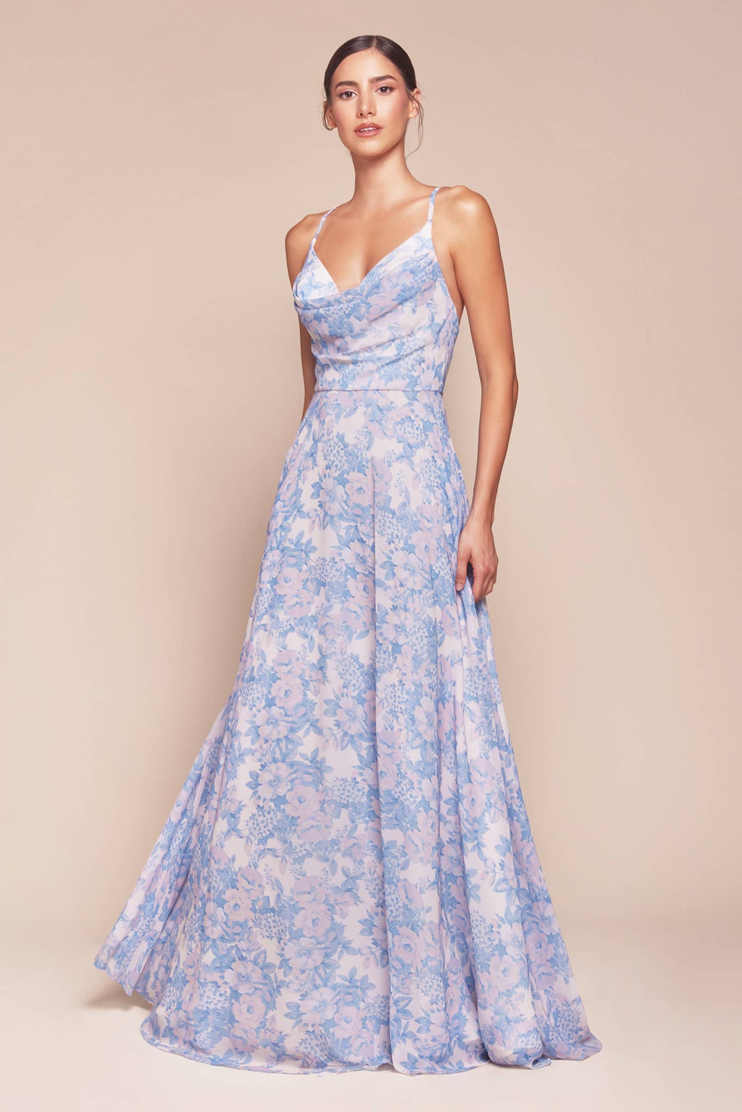 Jessica A-line Chiffon Maxi