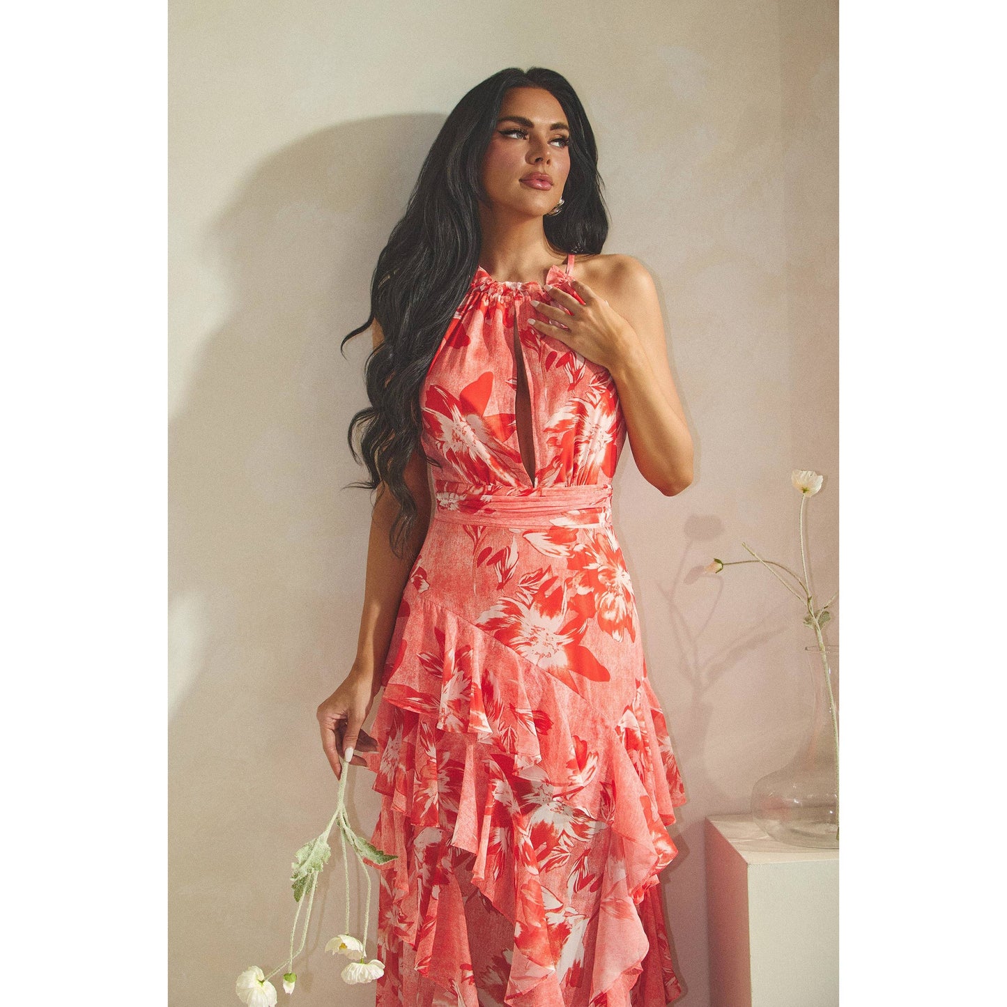 Mae Ruffle Maxi