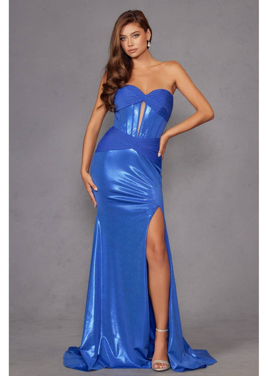 Juliet Metallic Sweetheart Gown