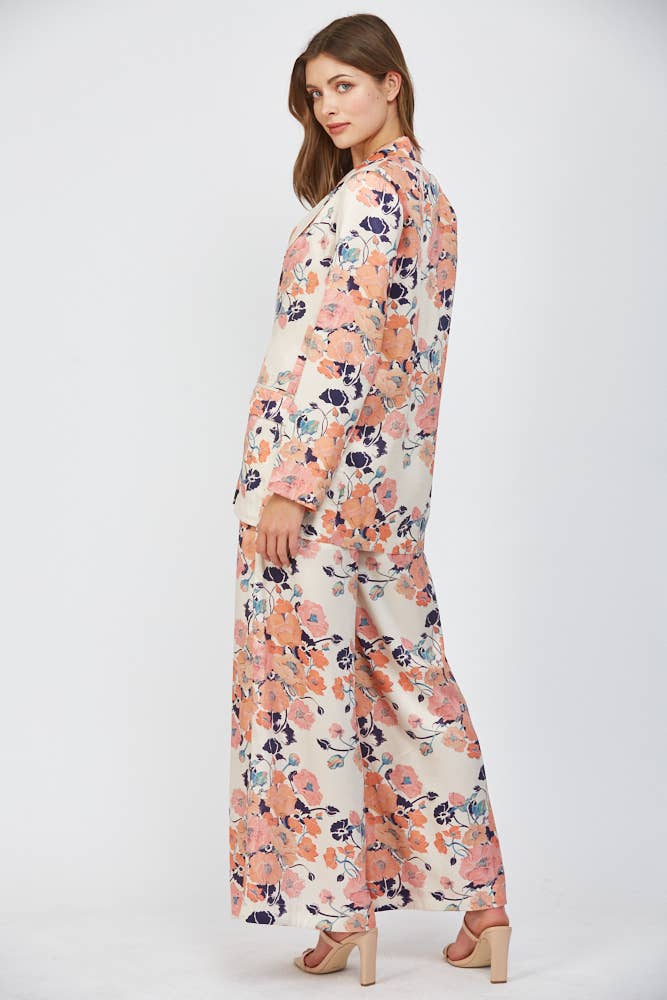 Poppy Satin Wide Leg Pant