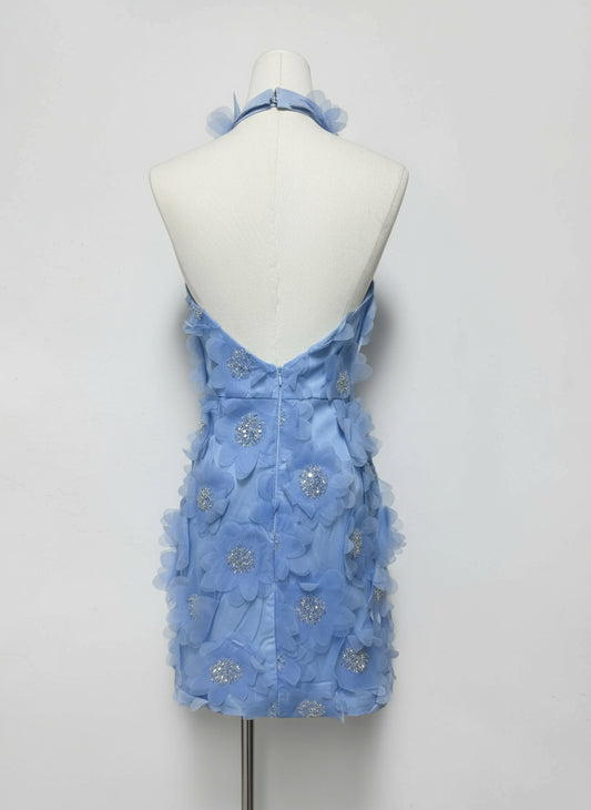 Cindy Open-Back Halter Mini