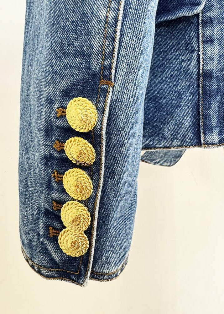 Dolly Denim Skirt Suit Set