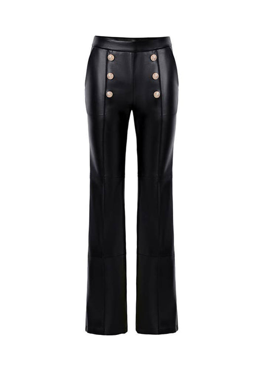 Bea Vegan Leather Straight Leg Pant