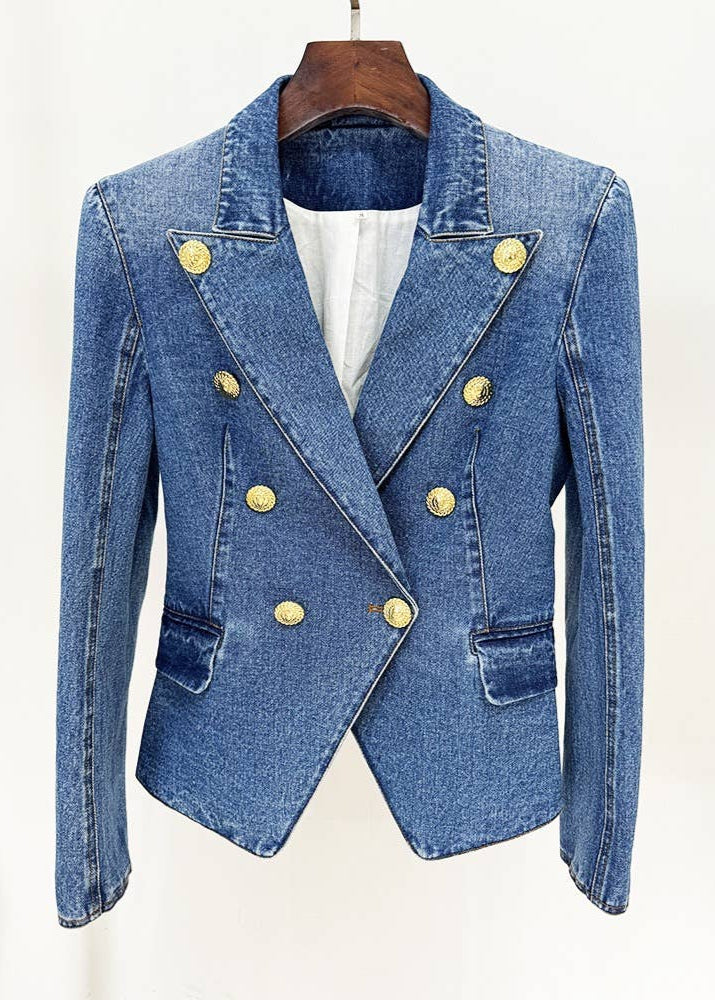 Dolly Denim Skirt Suit Set