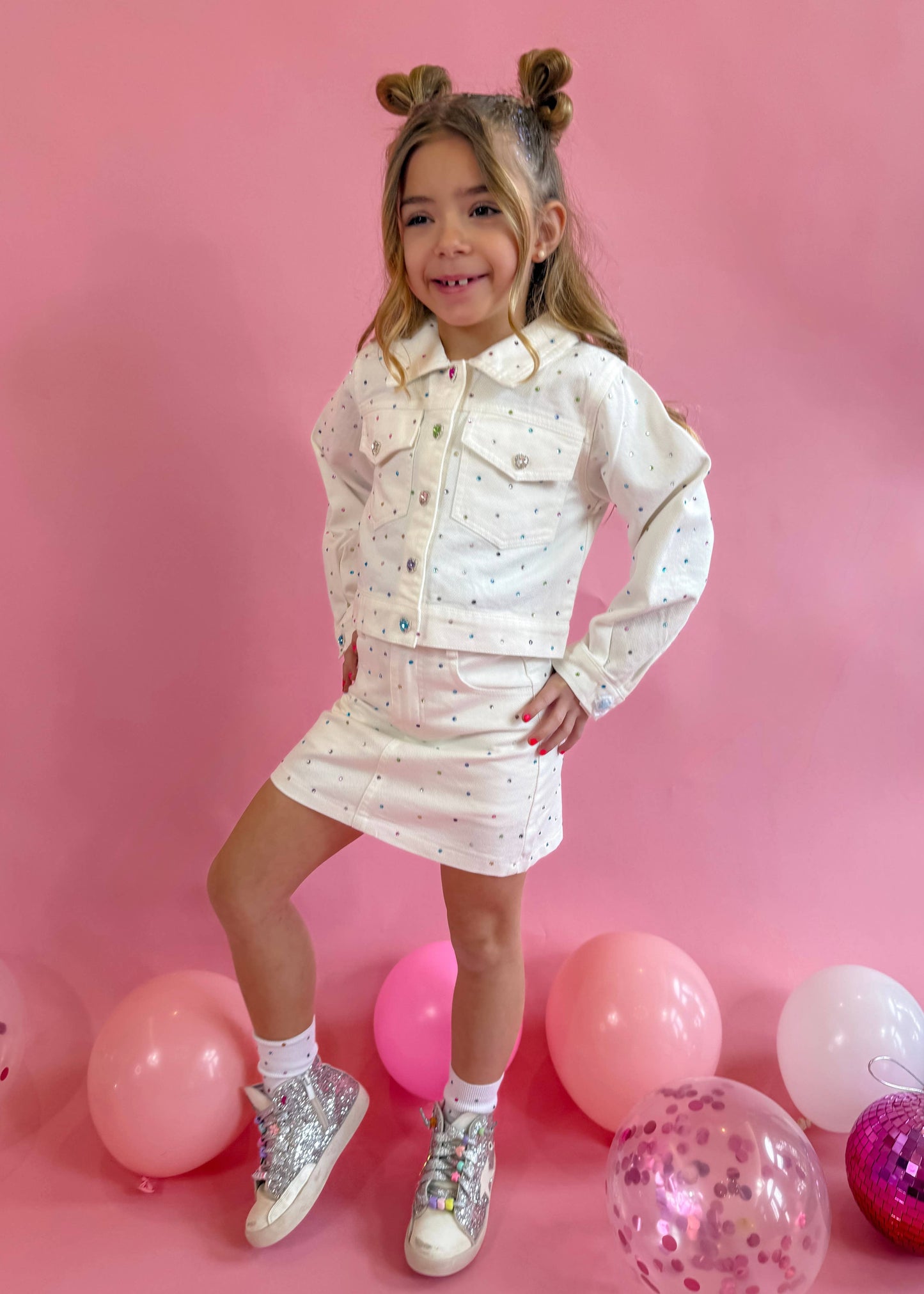 Little's White Denim Gem Set