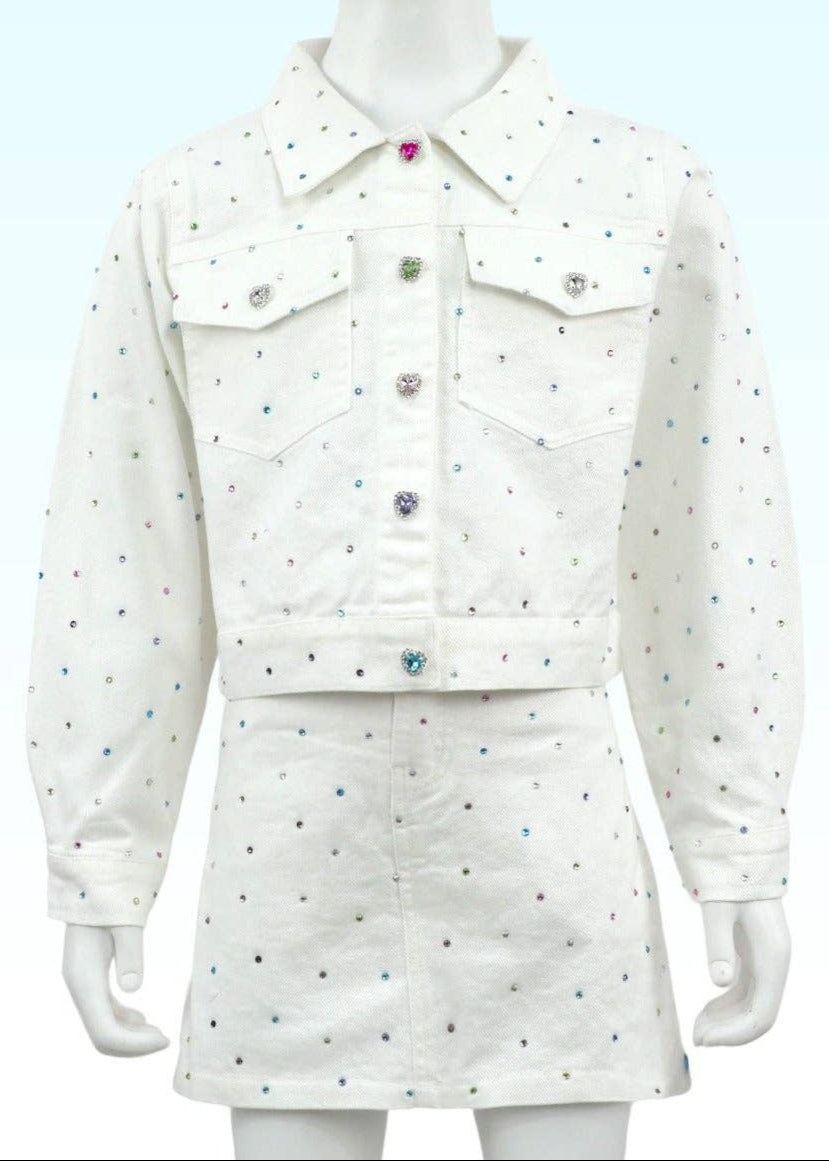Little's White Denim Gem Set