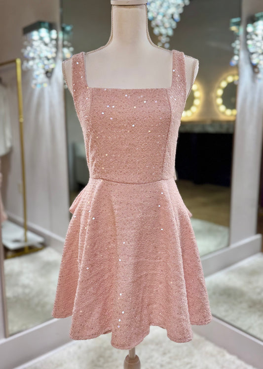 Madi Sequin Tweed Dress