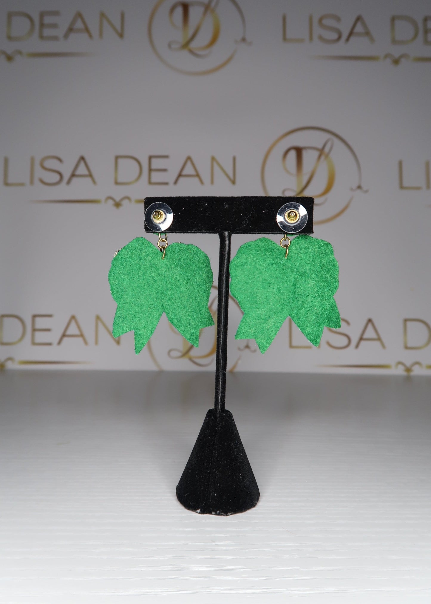 Mistletoe Bow Earrings