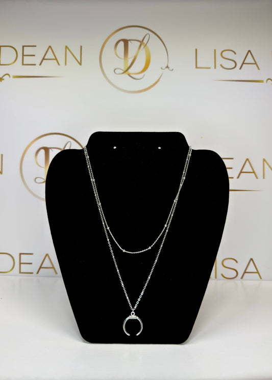 Silver Layered Necklace