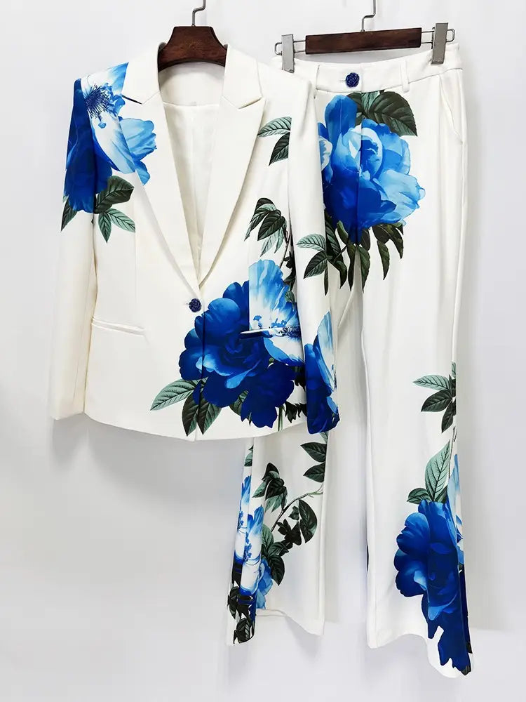 Floral suit