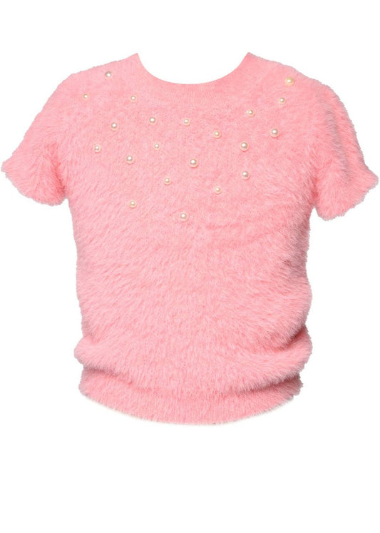 Little's Fuzzy Pearl Sweater