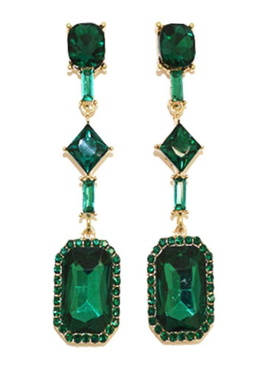 Radiant Lilac CZ Drop Earrings