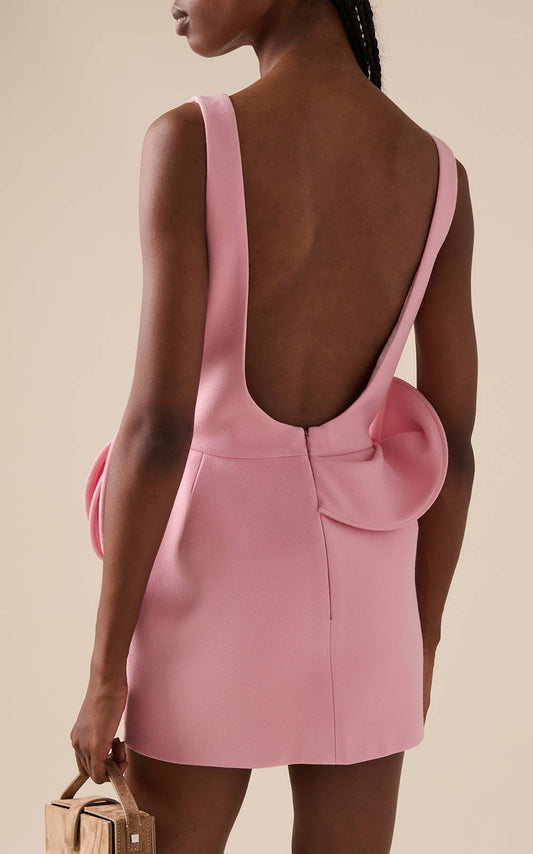 Nyla Backless Peplum Mini