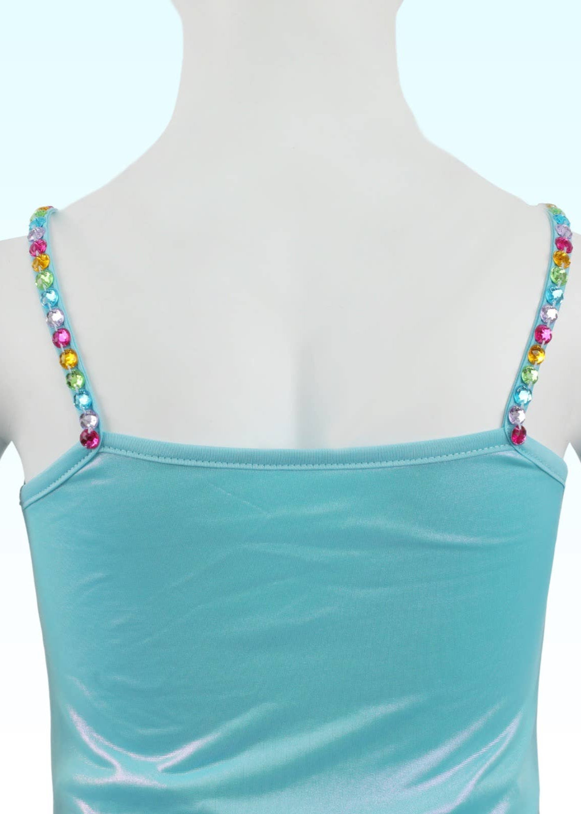 Little's Aqua Metallic Skirt Set