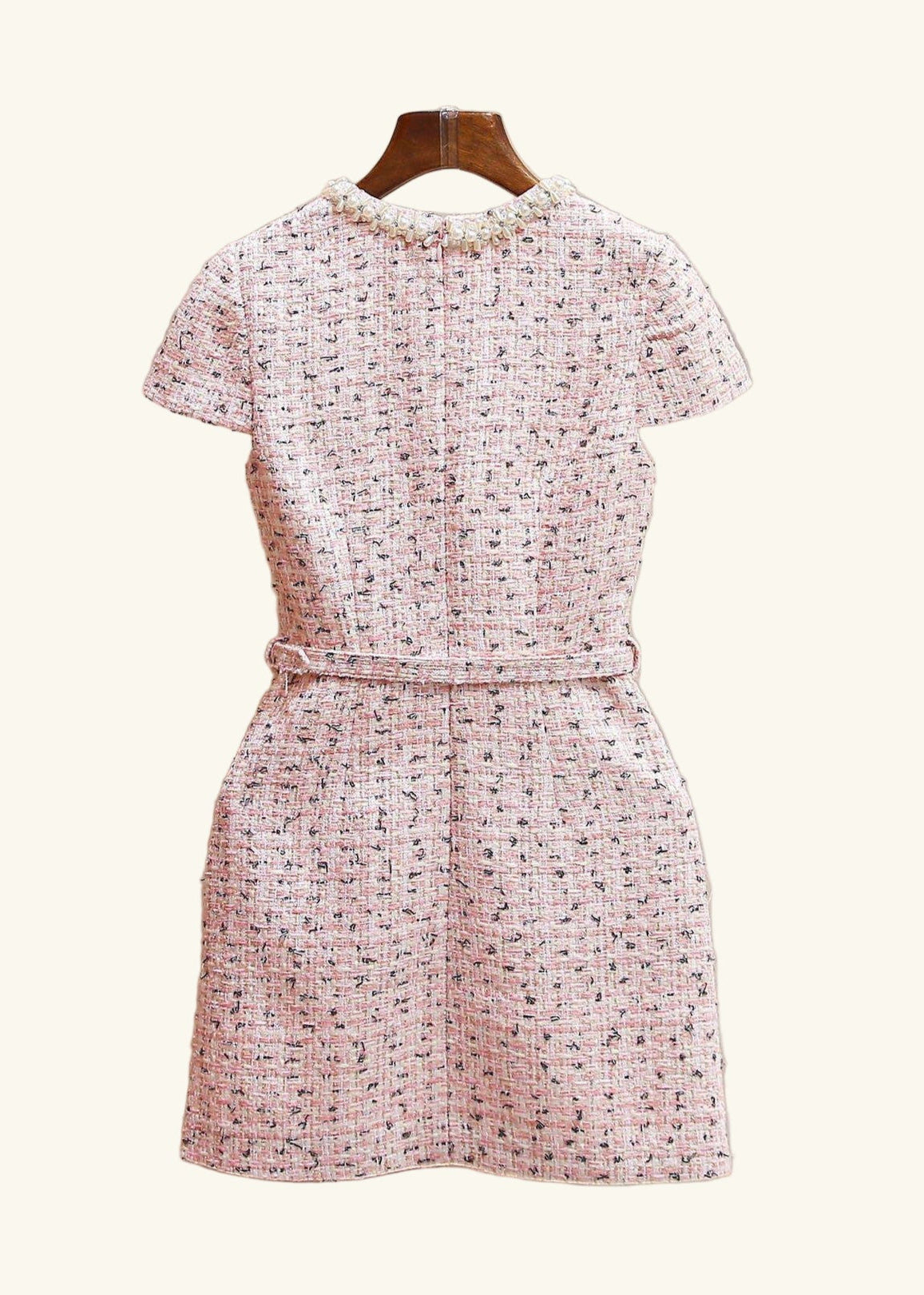 Campbell Detailed Tweed Short Dress