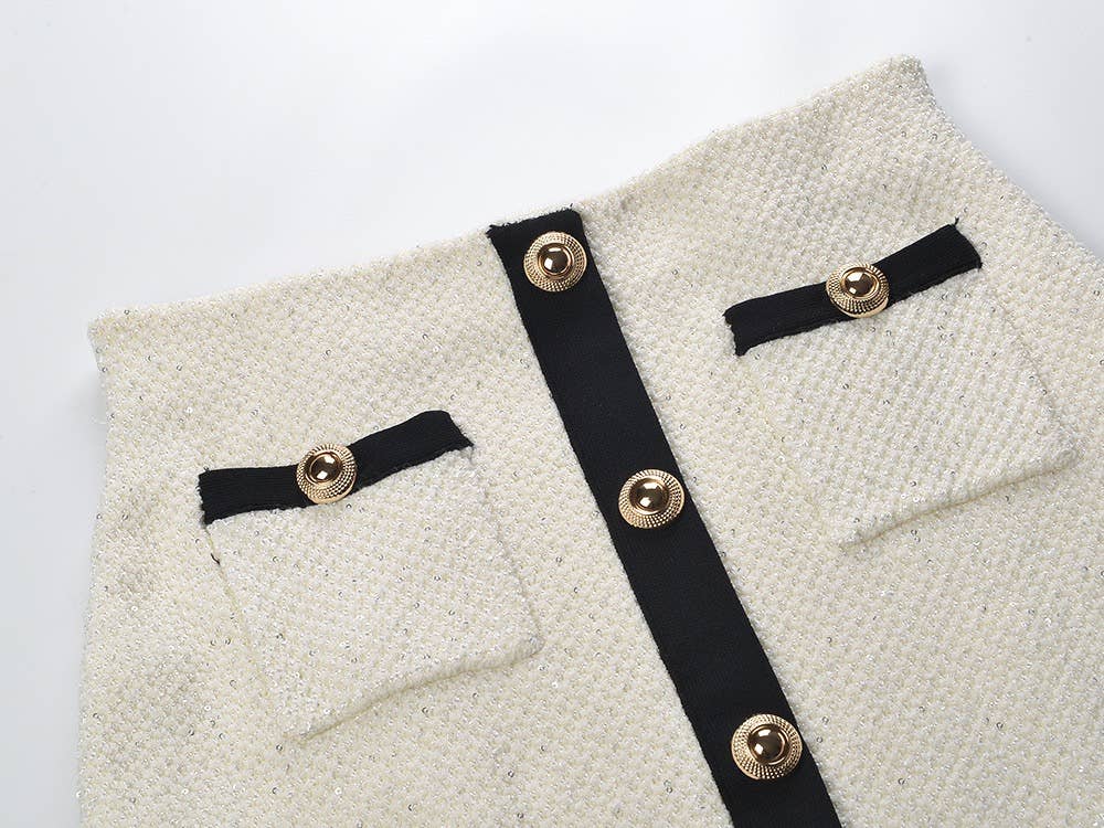 Emily Knit Contrast Set