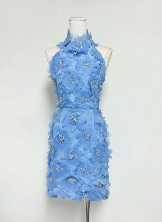 Cindy Open-Back Halter Mini