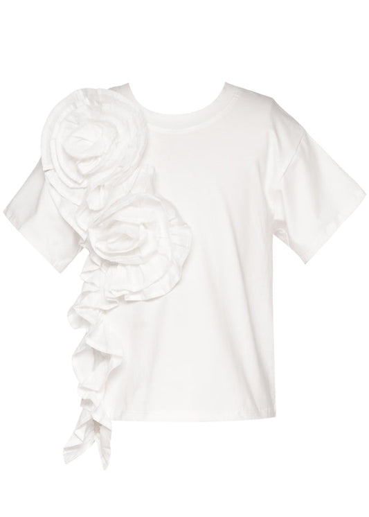 Little's Short Sleeve Rosette Tee