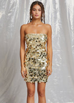 Load image into Gallery viewer, Cleo Gold Sequin Mini
