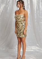 Load image into Gallery viewer, Cleo Gold Sequin Mini
