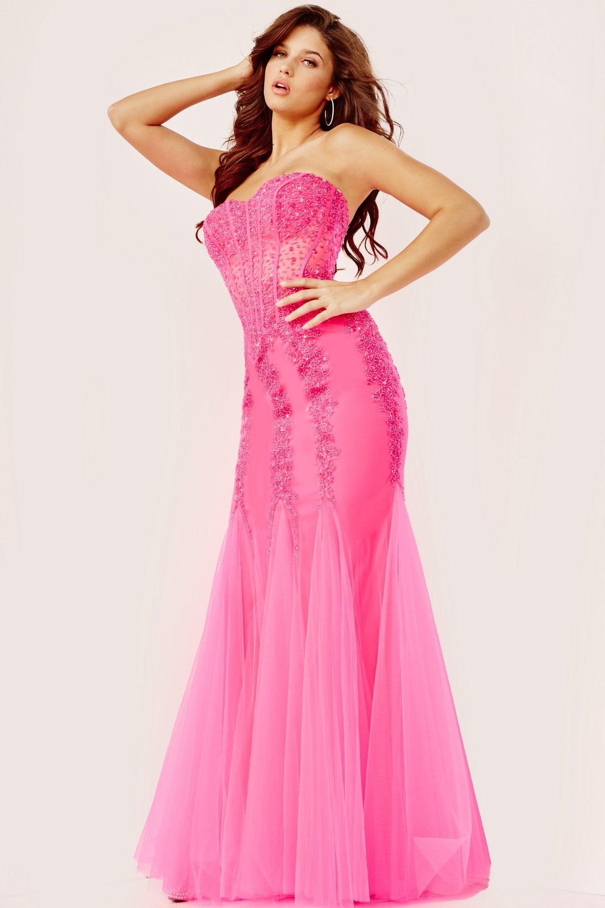 Jovani Embellished Corset Mermaid Gown 5908