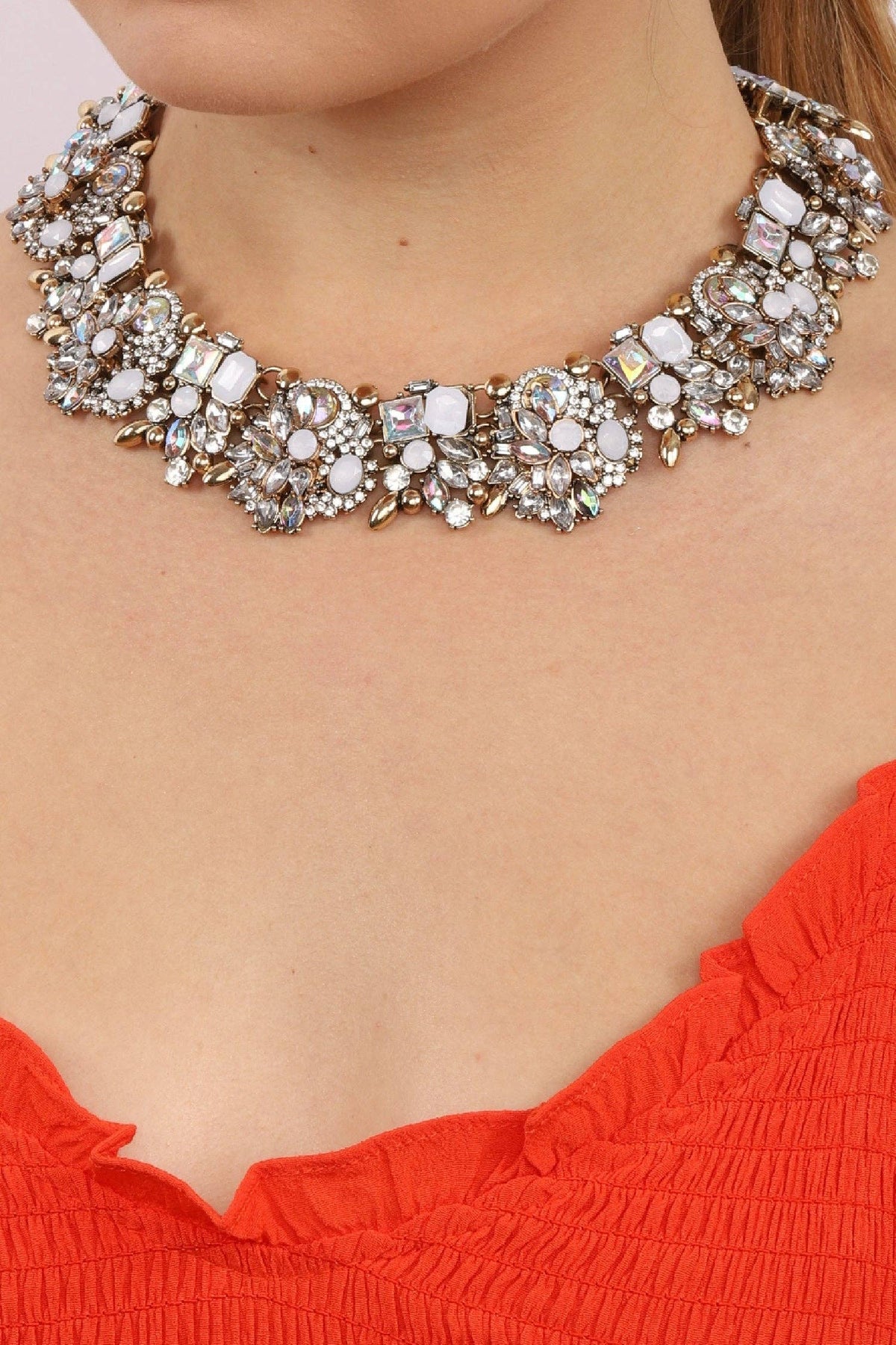 Sloane Necklace - White