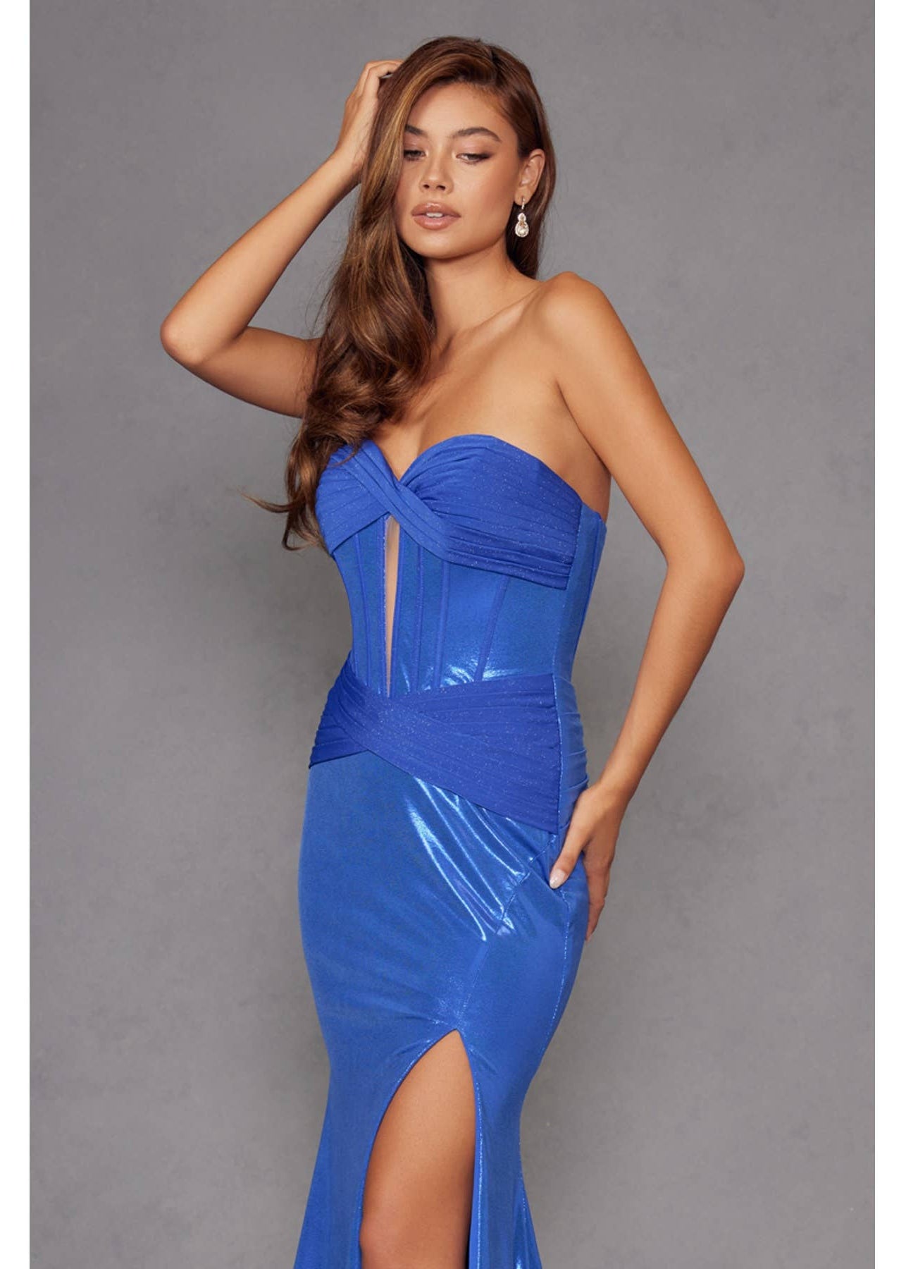 Juliet Metallic Sweetheart Gown