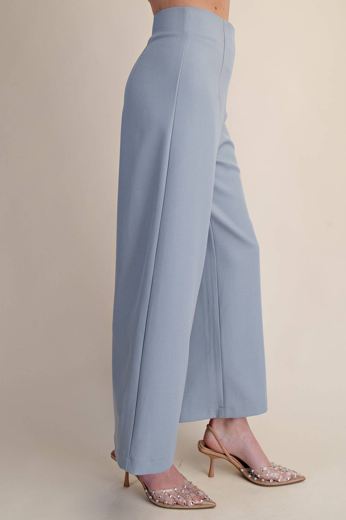 High-Waisted Wide Leg Pants