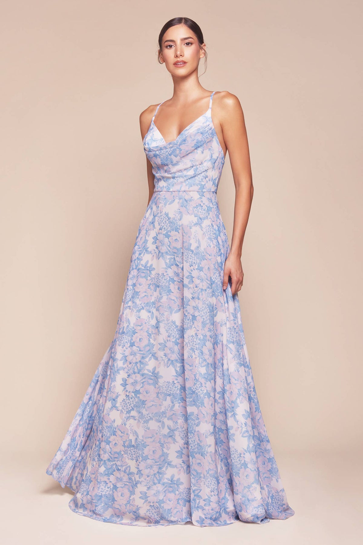 Jessica A-line Chiffon Maxi