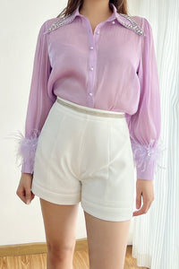 Jewel Embellished Shorts