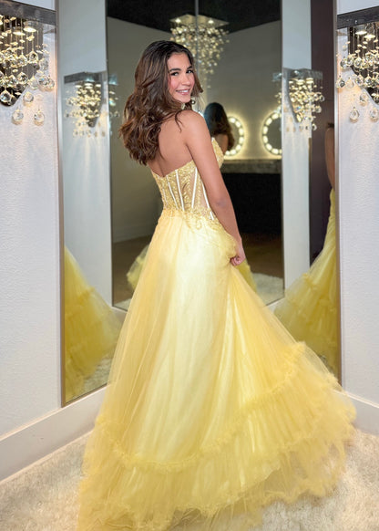 Belle Sweetheart Ruffle Ballgown