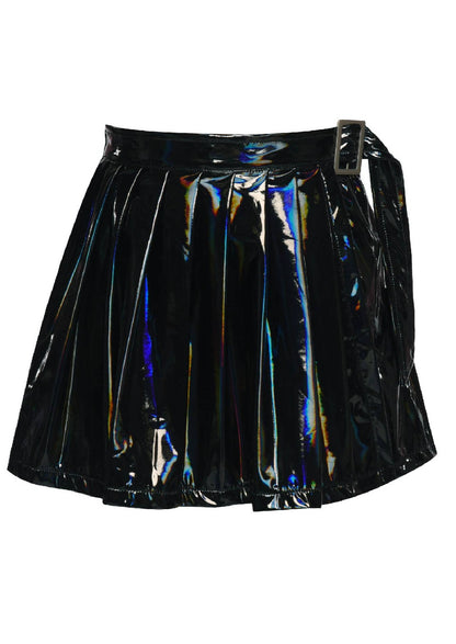 Little's Iridescent Patent Leather Skort