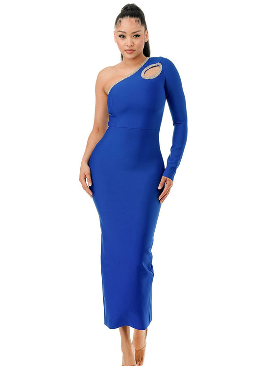 Sapphire Bandage Midi