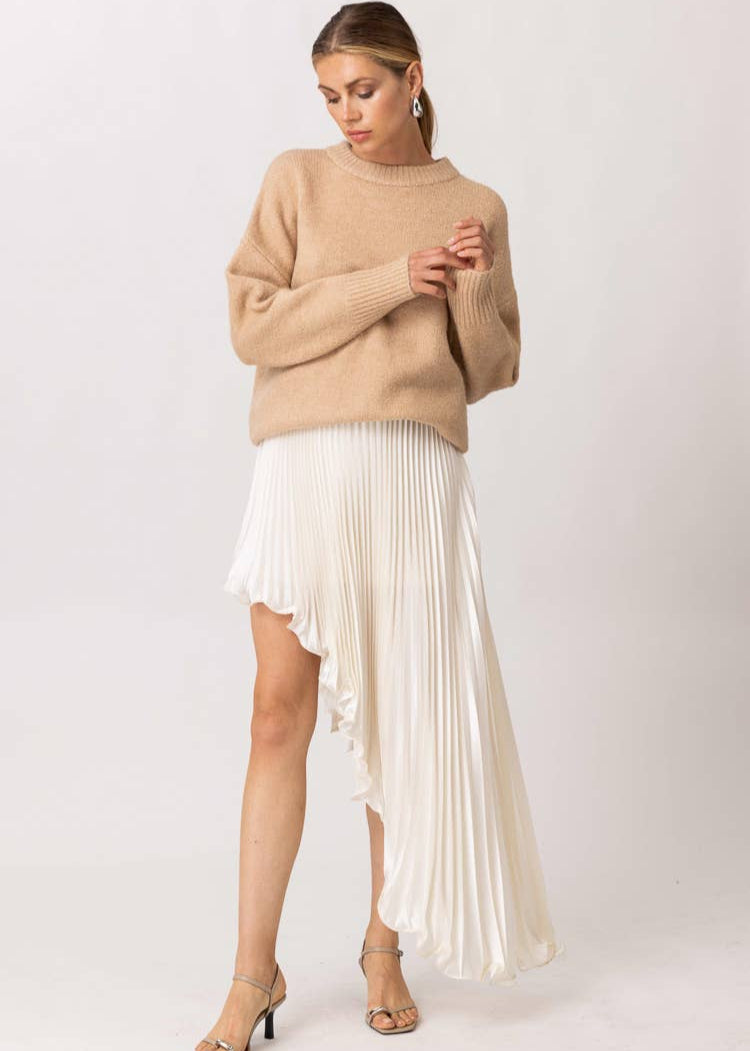 Bradshaw Asym Pleated Skirt