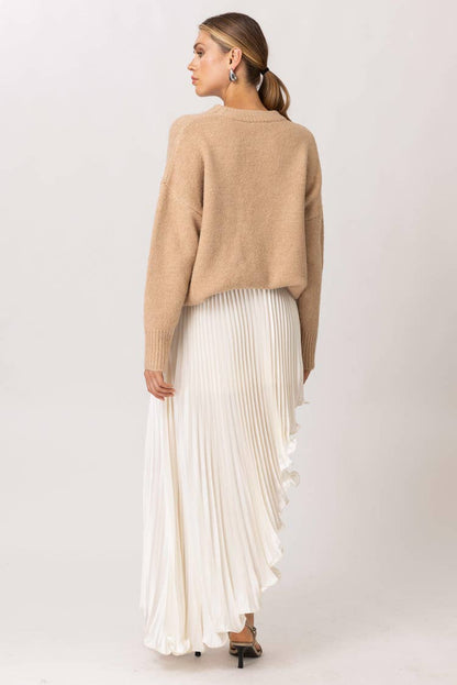 Bradshaw Asym Pleated Skirt