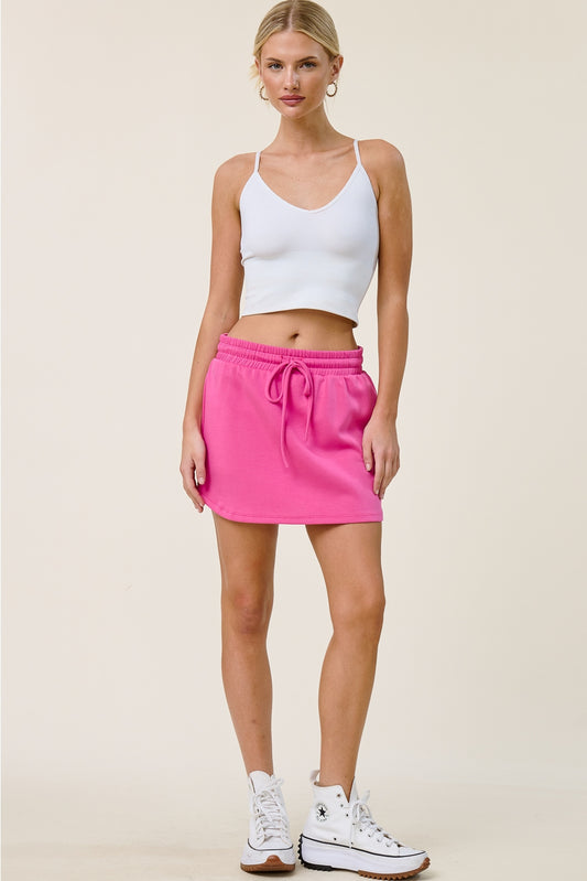 Lauren Scuba Skirt Set