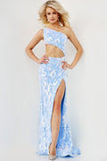 Jovani One Shoulder Cut-Out Dress 22853