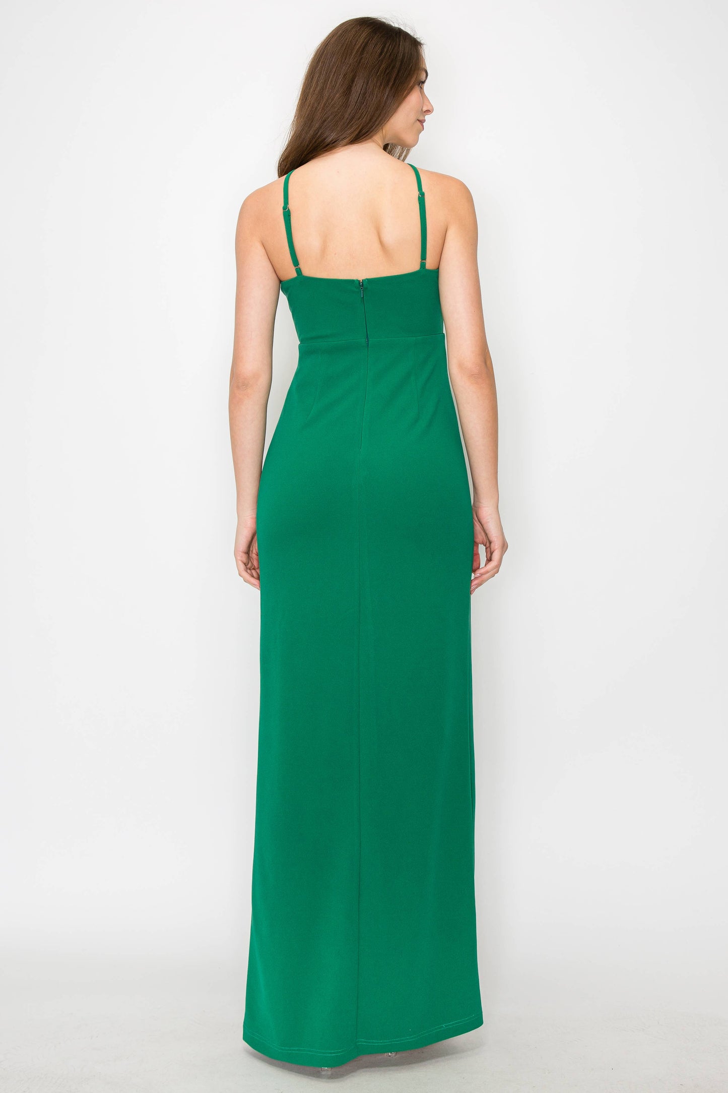 Halter-Neck Maxi Dress