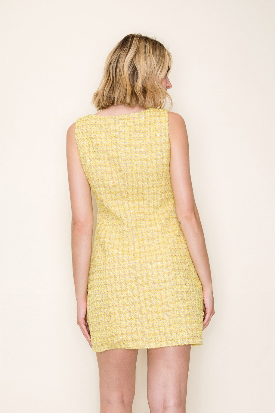 Beth Tweed Mini Dress