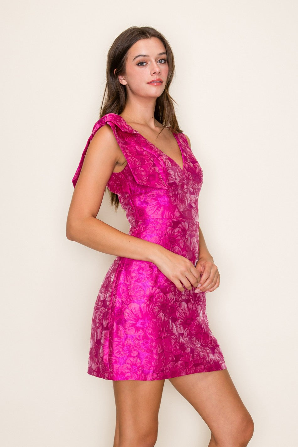 Sophia Jacquard Bow Mini