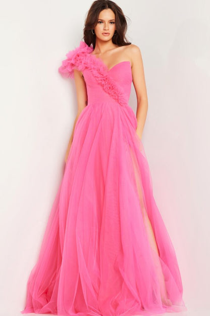 Jovani Tulle One Shoulder Ballgown 25919