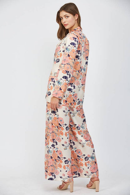 Poppy Satin Wide Leg Pant