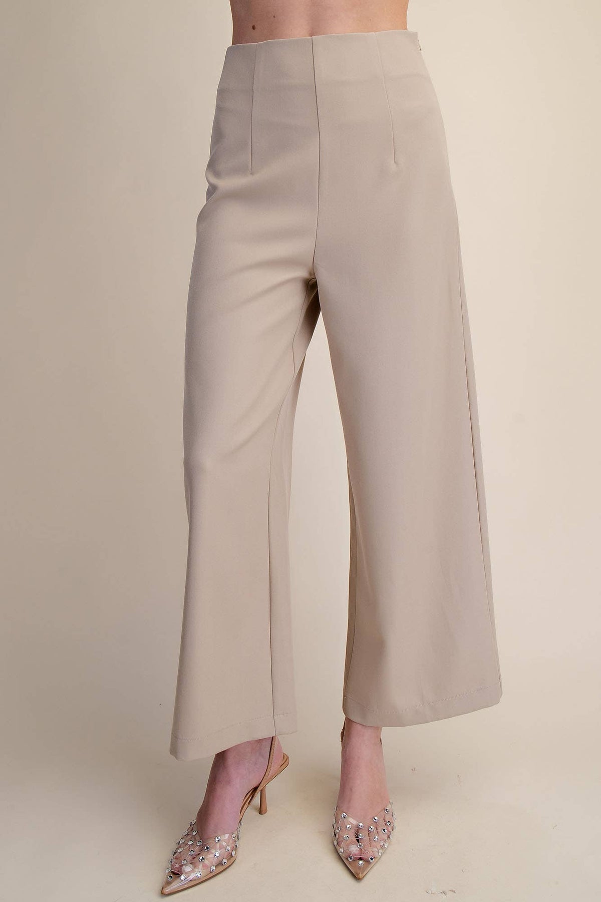 High-Waisted Wide Leg Pants