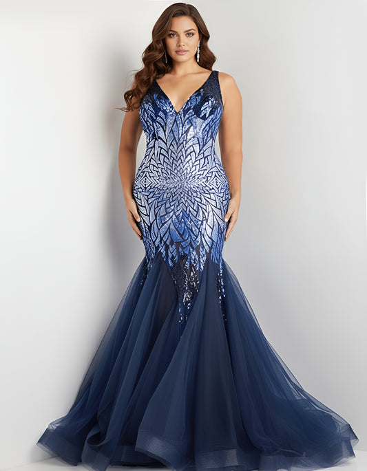 Jovani Sequin Mermaid Gown 38373