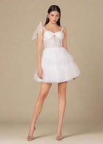 Load image into Gallery viewer, Tulle Corset A-Line Homecoming Dress
