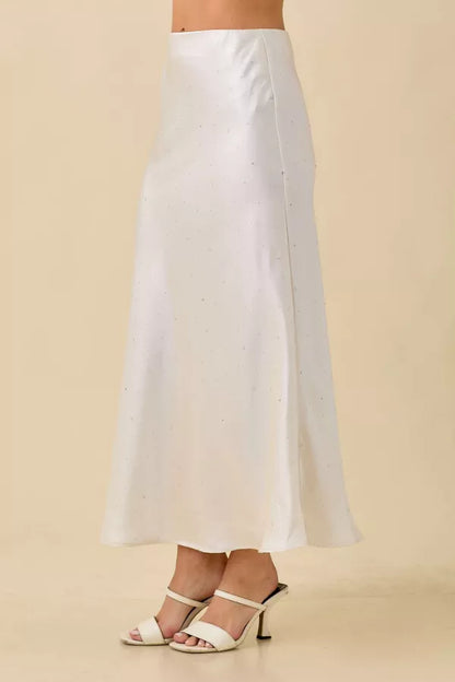 Kendra Satin Maxi Skirt