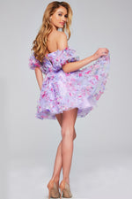 Load image into Gallery viewer, Strapless Fit &amp; Flare Floral Mini
