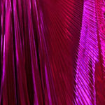 Jovani Pleated Metallic Halter Gown 42733