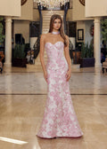 NOX Anabel Floral Jacquard Gown