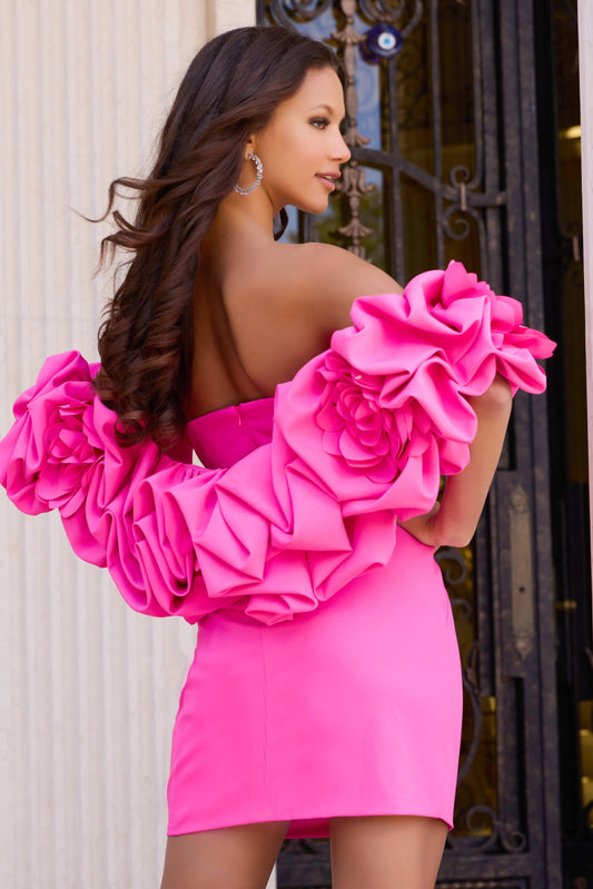 strapless cocktail dress